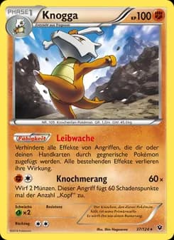 Knogga card in German