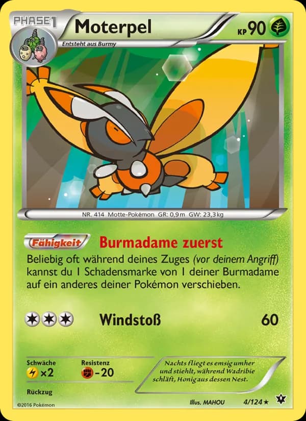 Moterpel card in German