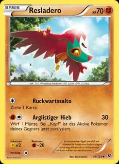 Resladero card in German