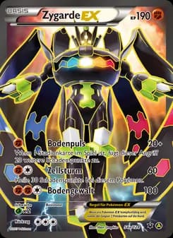 Zygarde EX card in German