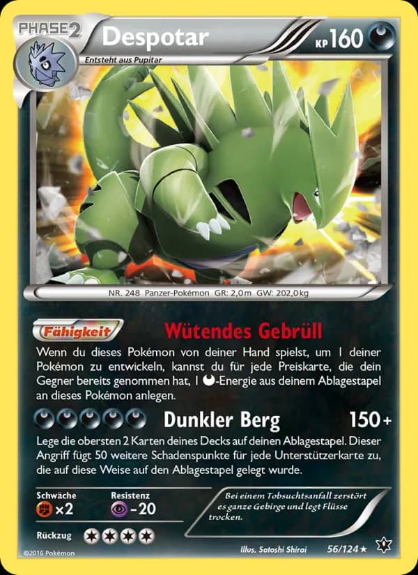 Despotar card in German