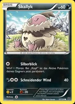Skallyk card in German