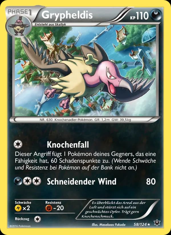 Grypheldis card in German