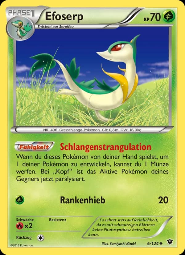 Efoserp card in German