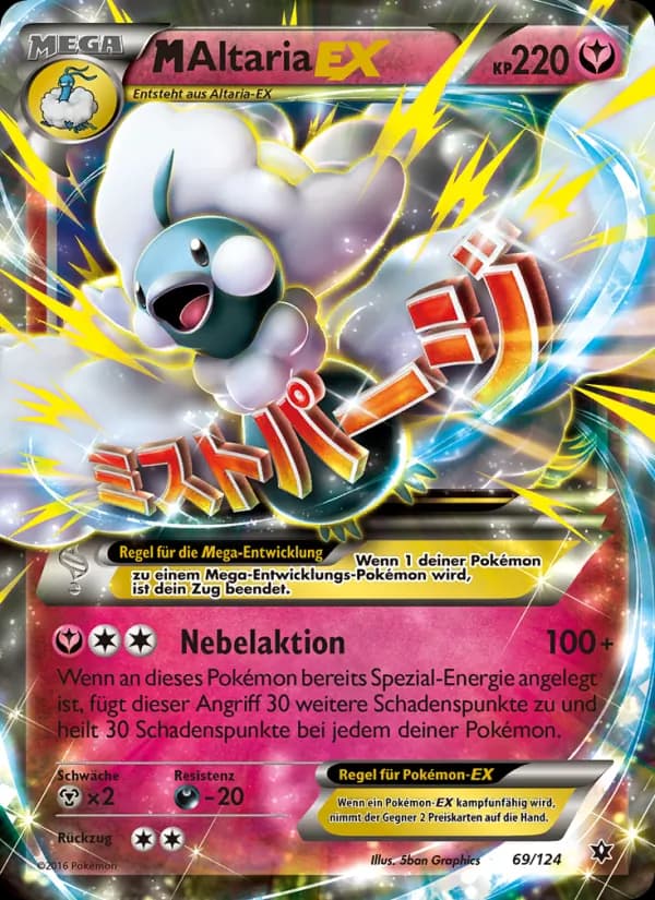 M-Altaria EX card in German