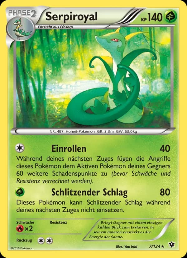 Serpiroyal card in German