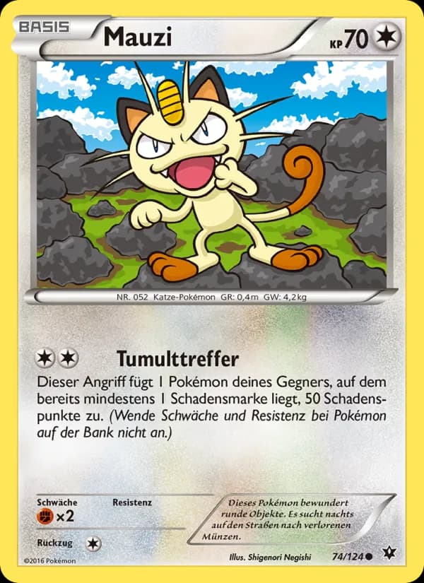 Mauzi card in German