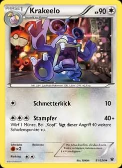 Krakeelo card in German