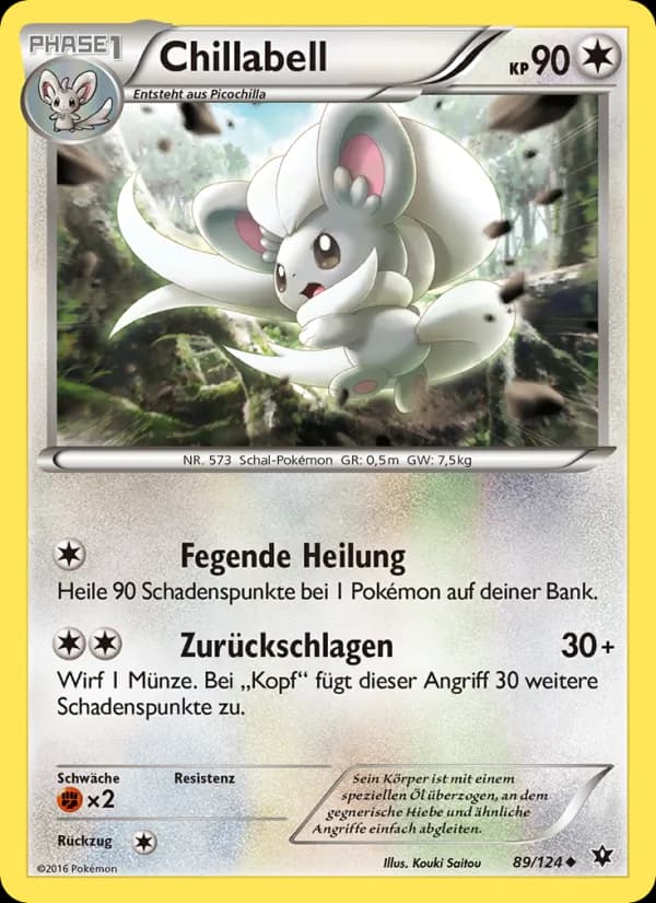 Chillabell card in German