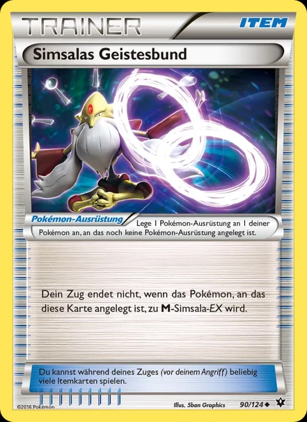 Simsalas Geistesbund card in German