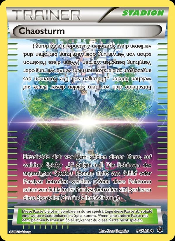 Chaosturm card in German