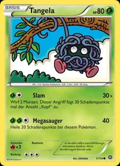Tangela card in German