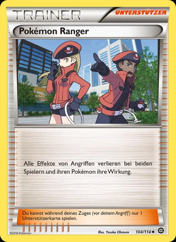 Pokémon Ranger card in German