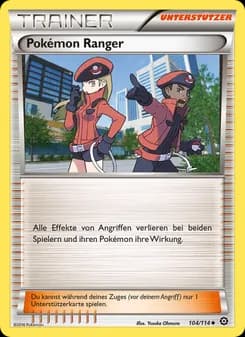 Pokémon Ranger card in German