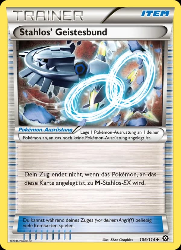 Stahlos' Geistesbund card in German