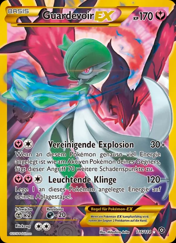 Guardevoir EX card in German