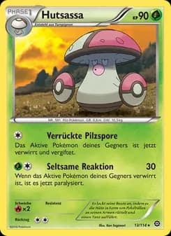 Hutsassa card in German