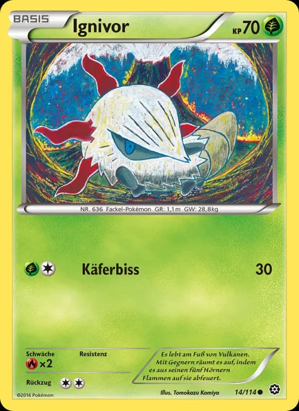 Ignivor card in German