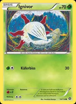 Ignivor card in German