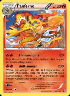 Panferno card in German