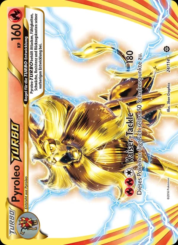 Pyroleo-TURBO card in German