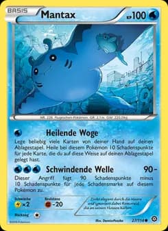 Mantax card in German