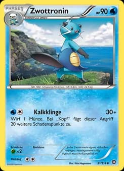 Zwottronin card in German