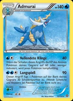 Admurai card in German