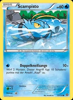 Scampisto card in German