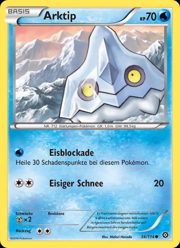 Arktip card in German