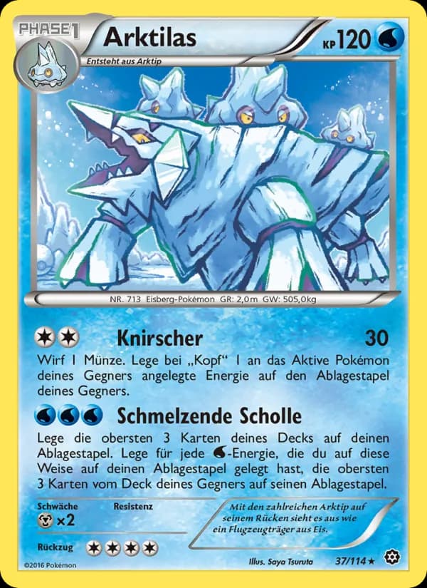 Arktilas card in German