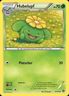 Hubelupf card in German