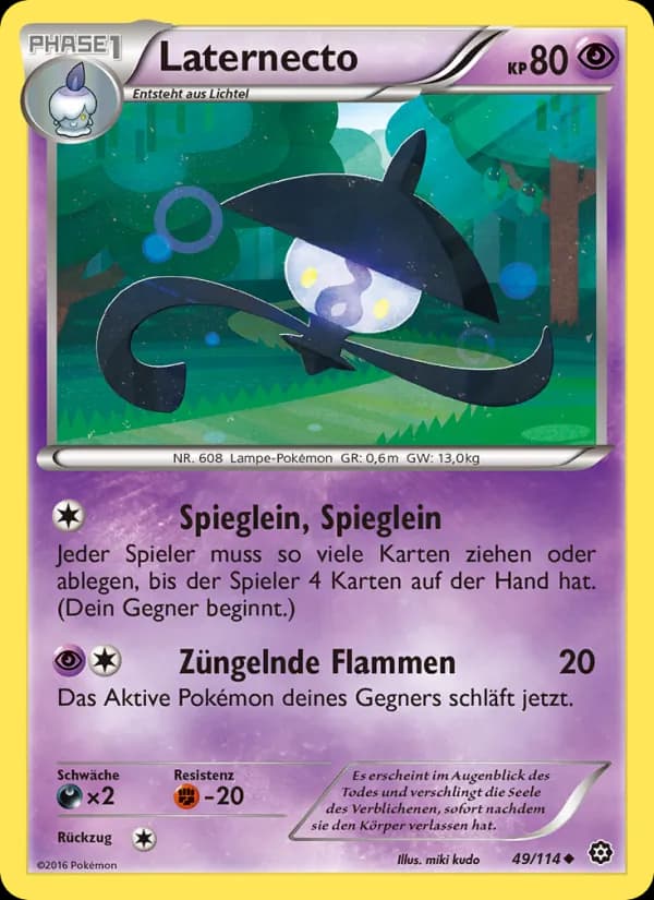Laternecto card in German
