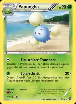 Papungha card in German