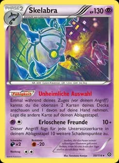 Skelabra card in German