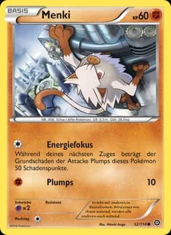 Menki card in German