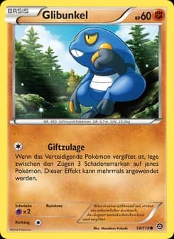 Glibunkel card in German