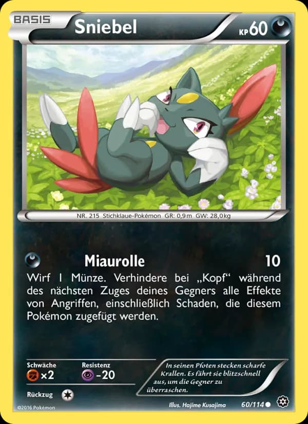 Sniebel card in German