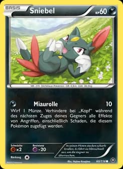 Sniebel card in German
