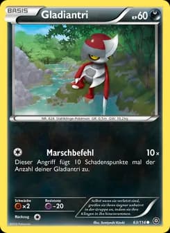 Gladiantri card in German