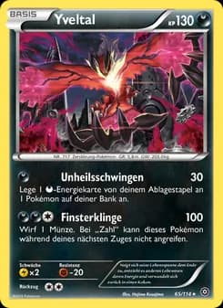 Yveltal card in German