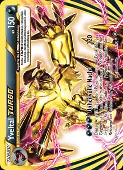 Yveltal-TURBO card in German