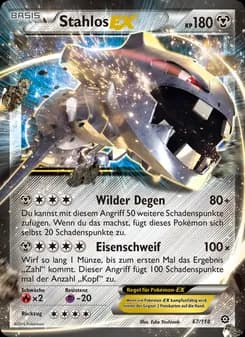 Stahlos EX card in German