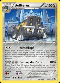 Bollterus card in German