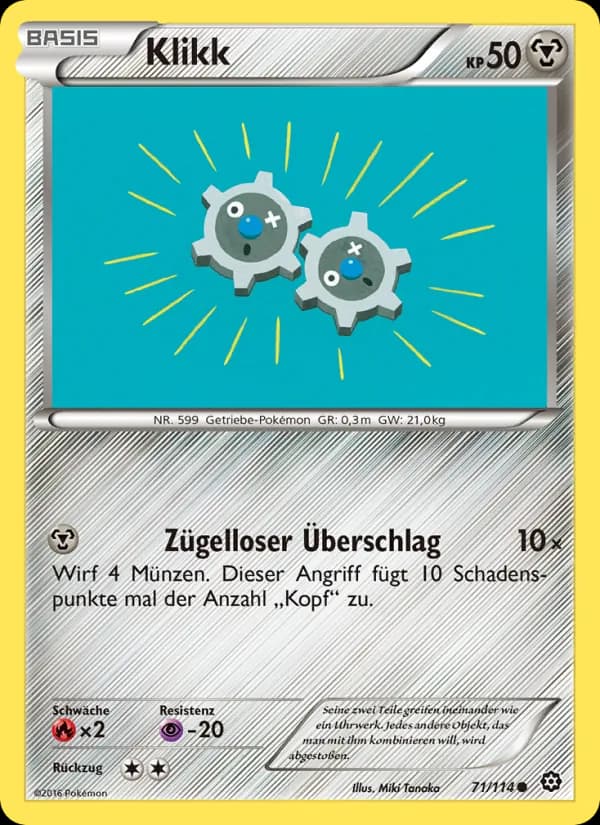 Klikk card in German