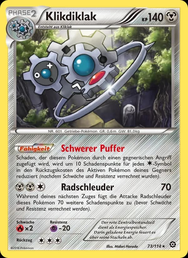 Klikdiklak card in German