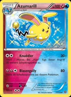 Azumarill card in German