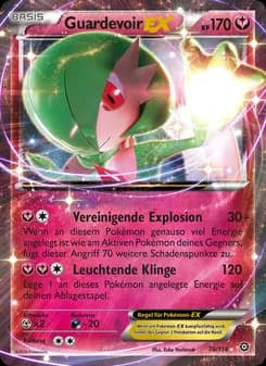 Guardevoir EX card in German