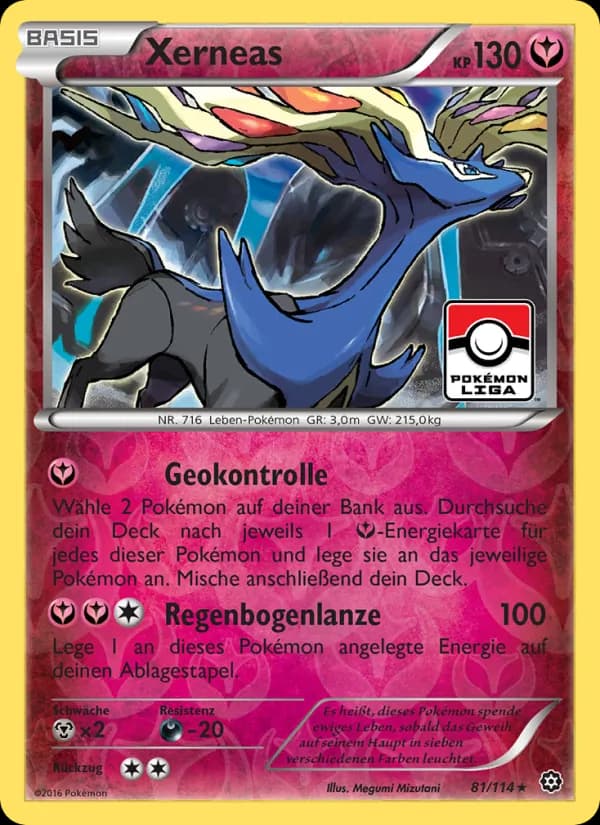 Xerneas card in German