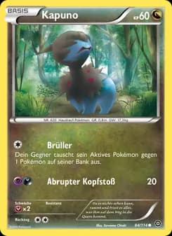 Kapuno card in German
